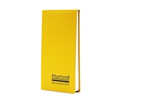 Exacompta - Ref 2126Z - Chartwell Casebound Field Survey Book - 106 x 205mm in Size, Excellent Strength When Wet, Ideal for Use Outside, Plain With 2 Lines