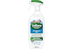 Zoflora Mountain Air Multipurpose Disinfectant Trigger Spray, 1 x 800ml, Antibacterial Multi-Surface Cleaner, Pet-Safe, Kills 99.9% of Bacteria & Viruses.
