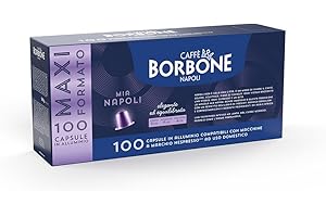 Caffè Borbone Miscela Mia Napoli - 100 Capsule ALLUMINIO (10 confezioni da 10) - Compatibili con le Macchine ad uso domestico Nespresso®*