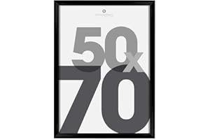 ATMOSPHERA CREATEUR D'INTERIEUR Atmosphera - Cadre photo Lise - verre - noir - 50x70 cm