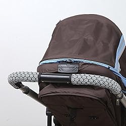 [Manito] Clean Grip STOKKE CRUSI baby stroller handle cover / Housse de poignée poussette bébé (Flower_black)