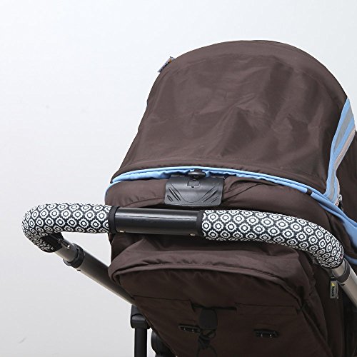 [Manito] Clean Grip STOKKE CRUSI baby stroller handle cover / Housse de poignée poussette bébé (Flower_black)