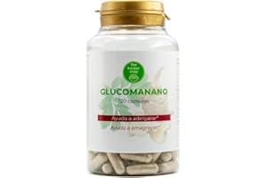 The Konjac Shop - Glukomannan 3000 mg w dawce dziennej | 120 kapsułek wegańskich | Efekt sycący