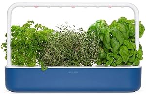 Click and Grow Intelligente Anzuchtbox für den Garten, einfacher als das Hydrokultursystem, Gewächshaus für den Innenbereich mit 9 Töpfen, SG9S13UNI