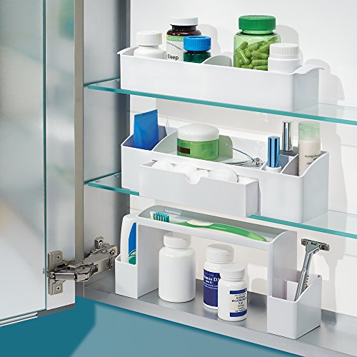 InterDesign 42931EU Med mit Schubladen-Caddy, weiß - 2