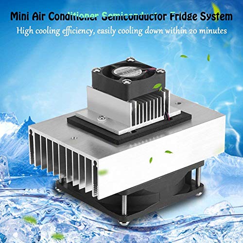 Fdit DC 12 V Thermoelektrische Peltier Kühler Kühlung Kühlsystem Kühlkörper Conduction Modul Halbleiter Kühlschrank Kühlung Kühlsystem DIY Kit Mini Klimaanlage