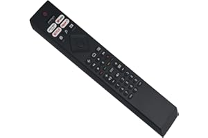 VINABTY Nowy 398GR10BEPHN0041HR zamiennik pilota HR45B-GJ01 Pilot pasuje do Philips 55PUS8106/12 65PUS7556/12 50PUS7406/12 75PUS7906/12 32PFS6906/12 32PFS6906/12 32PFS6906/05 70PUS7956/12 65PUS7906/12