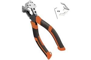 JREHUIG V-förmiger Gehrungsschere Gummistreifen Scheren, 90° Winkelschere Scheren Gehrungsschneider mit rutschfestem Griff, Gehrungsschere Schneidwerkzeug für Tür und Fenster (90° V-förmiger)