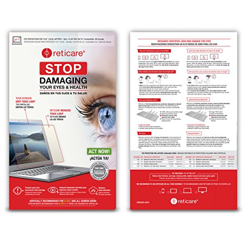 Reticare 352L – 0215-B-Protection für die Augen für alle Laptops (15,6 Zoll, intensive - 3