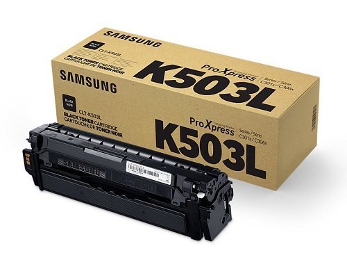 Toner ORIGINAL zu Samsung SL-C 3010-Serie / SL-C 3060-Serie / ProXpress-C 3010-Serie / ProXpress-C 3060-Serie, 1x black / schwarz, 8.000 Seiten, ersetzt CLT-K503L