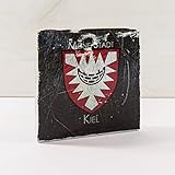 Holzbild Shabby-Chic *MEINE STADT KIEL**STEEL* Maritim, 10x10 cm *UNIKAT* - Holzbild, Wandbild, Landhausstil, Shabby Chic, Vintage, Bilder, Motive, Kiel, Geschenkidee, Souvenir, Deko