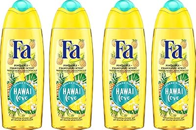 Fa Island Vibes Hawaii Love Gel Douche Flacon 250 ml - Lot de 4