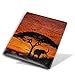 Produktbild itruty African Sunset Buchumschlag School PU Leather Durable Washable Reusable for Students 9"X 11"Jumbo Lehrbuchs