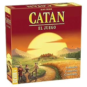 Devir – Catan | Juego de Mesa de Estrategia y Comercio, 3-4 jugadores, Juego Clásico Familiar y con Amigos, Recursos y Negociación para Familia y Amigos, Nueva Portada 2025 (BGCATAN)
