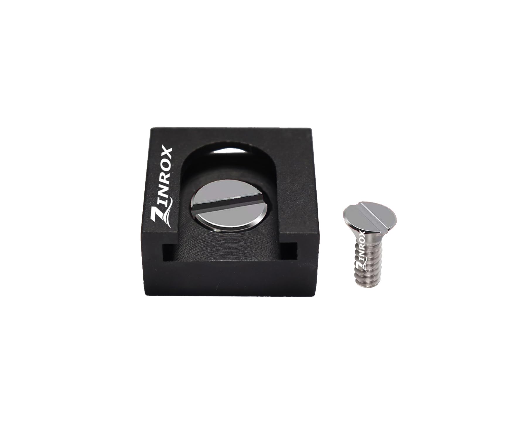 ZINROX® Cold Shoe Mount Adapter Bracket Multi-Use 1/4" Thread Compatible with Camera Cages, Microphones, Monitors, LED Lights, and Flash, Cold Shoe Mount Adatper Bracket Made in India