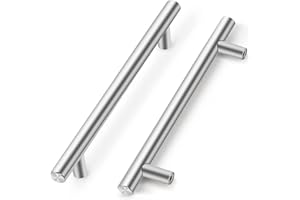 Drenky Uchwyty meblowe srebrny, uchwyty meblowe ze stali nierdzewnej 2 sztuk Uchwyty szafkowe Uchwyty do szafek kuchennych Rozstaw otworów 160 mm