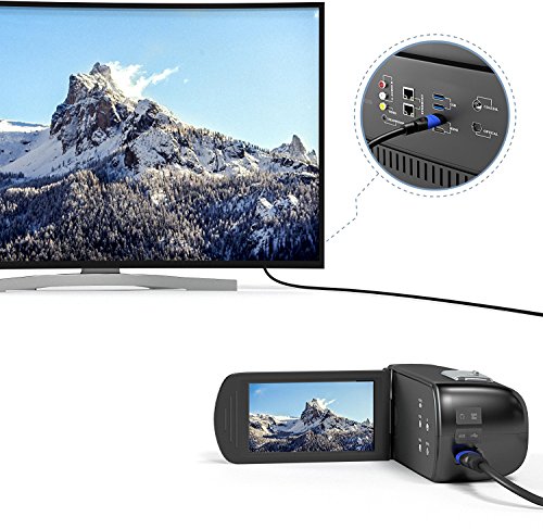 KabelDirekt 1,5m Mini HDMI Kabel / kompatibel mit HDMI 2.0a/b, 2.0, 1.4a (Ultra HD, 4K, 3D, Full HD, 1080p, HDR, ARC, Highspeed mit Ethernet) – FLEX Series - 5