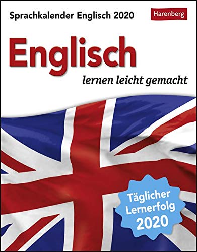 Sprachkalender Englisch Sprachkalender. Tischkalender 2020. Tageskalendarium. Blockkalender. Format