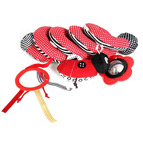 TOOGOO(R)Lovely Hanging Baby Toddler Activity Spiral Toys Car Soft Stuff Stuff