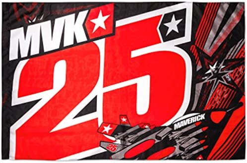 Maverick Vinales 25 Moto GP Team Flag Official 2017