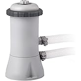 Intex 28604 Krystal Clear Cartridge Filter Pump - Pool Kartuschenfilteranlage - Grau, 2.006 l/h