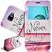 Produktbild SMART LEGEND Smart View Flip Case Hülle für Samsung Galaxy A5 (2016) PU Leder Wllet Cover Bookstyle mit Standfunktion und Magnetverschluß Etui Klapphülle Funktion Quick Window Flip Case Farbmalerei Serie Fenster Sichtfenster Schutzhülle