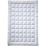 Billerbeck - Funda nórdica de cachemira, algodón, blanco, 155 x 220 cm