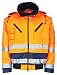 Produktbild 4in1 Warnschutzjacke Allgäu Herren Winter Jacke Arbeitsjacke orange marine (M)