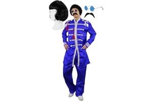 I LOVE FANCY DRESS LTD Disfraz DE Sargento DE Pop Estilo AÑOS 60 para Adulto con Peluca Y Gafas DE Sol (XL)