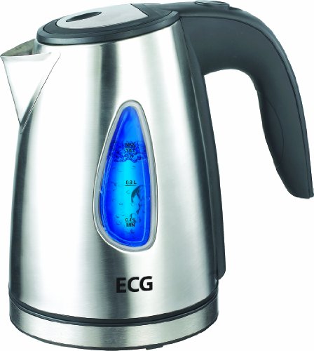 ECG RK 1040 Wasserkocher, 1500 W, Drehbar um 360°, Abwaschbarer Filter, 1.0 l, Edelstahl - 3