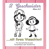 NEU Aufkleber/Sticker *** 2 GESCHWISTER - Schwestern mit Wunschtext*** (Motiv 2-5) Größen.- und Farbauswahl - für Auto, Kinderzimmer - Wände,Türen, Autoscheiben/Lack uvm