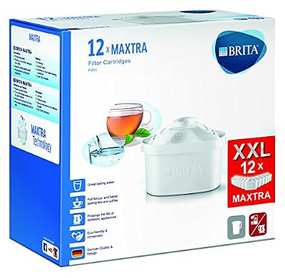 Brita Pack de 12 Cartouches MAXTRA pour Carafes Filtrantes