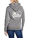 Roxy Women's Your Smile Zip B J OTLR Long Sleeve Hoodie, Grey (Charcoal Heather), X-Large