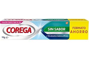 COREGA Fixing Cream for Dentures Without Flavour | Strong Adhesive for Dental Prothesis | 70grams | Whithout Artificial Flavours and Colorants