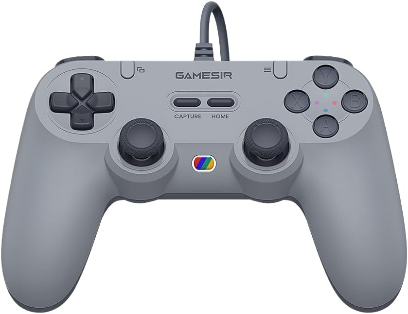 GameSir Tegenaria Lite Wired Game Controller For Switch, Android, iOS, PC, Steam With Retro 90s Design, Hall Effect Sticks, 1000Hz Polling Rate, Dual Rumble Motors, Mappable Back Buttons, Ultra-Low