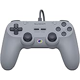 GameSir Tegenaria Lite Wired Game Controller For Switch, Android, iOS, PC, Steam With Retro 90s Design, Hall Effect Sticks, 1