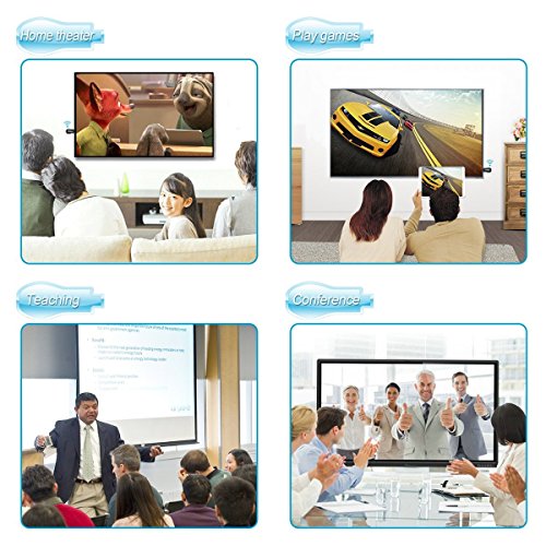Wireless HDMI Dongle, Mini drahtlose HDMI WLAN Dongle Empfänger Adapter 1080P Anzeige Airplay Miracast DLNA WiFi TV Display Receiver Empfänger HDMI Media Cast Funktion für Android IOS Smart Phones iphone ipad usw - 7
