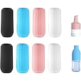 MAYCREATE® 8 Pcs Leak Proof Sleeves for Travel Container Silicone Elastic Sleeves for Leak Proofing in Luggage, Reusable Slee