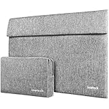 Inateck Laptop Sleeve Tasche Hülle für 13" MacBook Pro Retina ( 2013 -2017 Version) / Microsoft Surface Pro 2017/ Surface Pro 3 &amp;4/12,9" iPad Pro und DELL XPS 13- Grau