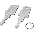 2 Keys for TSA007 TSA002 Master Luggage Keys, Universal TSA 007 002 Locks Key Luggage Suitcase Password Combination Locks