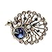 Produktbild Everpert Pfau Vogel Tier Vintage bunte eingelegten Diamant Brosche Frauen Schmuck