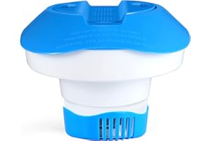 ihaspoko Dispensador Cloro Flotante, Dispensador Químico Clorador Flotante para Piscinas, Spas, Jacuzzis y Fuentes