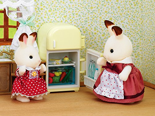 Imagen 2 de Sylvanian Families - Set mamá coneja chocolate con nevera (Epoch 2202)