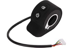 SUNGOOYUE Acelerador de Acelerador de Pulgar, Potencia a Prueba de Agua y Control de Haz Alto Ajustes de Acelerador de Pulgar para Scooter Eléctrico