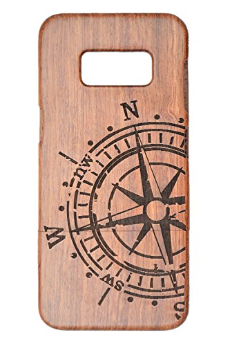 RoseFlower Samsung Galaxy S8 Plus Funda de Madera - Br jula de palo de rosa - Natural Hecha a mano de Bamb Madera Carcasa Case Cover RoseFlower Samsung Galaxy S8 Plus Funda de Madera - Br jula de palo de rosa - Natural Hecha a mano de Bamb Madera Carcasa Case Cover