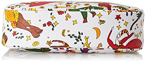 piero guidi Women's Sling Cross-Body Bag white Bianco (Neve)