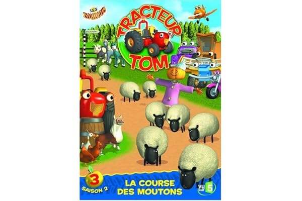Tracteur tom, saison 2, vol 3 en nouveauté: la course des moutons