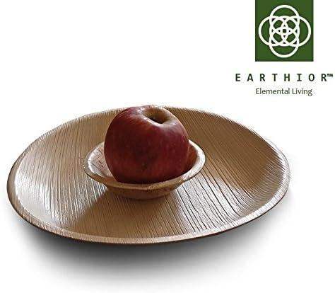 Combo of 10 Round Appetizer dish & Dip Bowl multi-use & disposable party plates