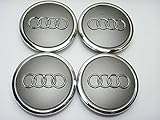 llantas audi a3 s line 2015 Full Set of Audi 69 mm diameter rueda Center Hub Caps x4 Alloy Wheel Badges Part Number 8t0601170 4 x Buje tapa buje tapas llanta tapa buje tapas tapacubos insignias rueda llanta de metal ligero