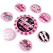Veroda Hen Night Do Badges Party Favours Set of 8Pcs 7.5cm 3.9cm